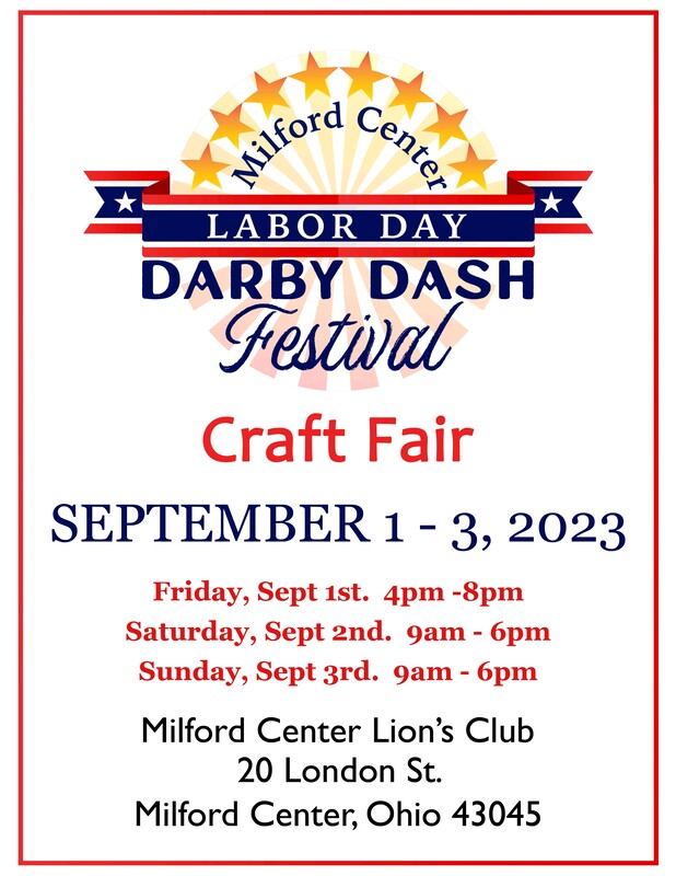 Milford Center Labor Day Festival Craft Fair